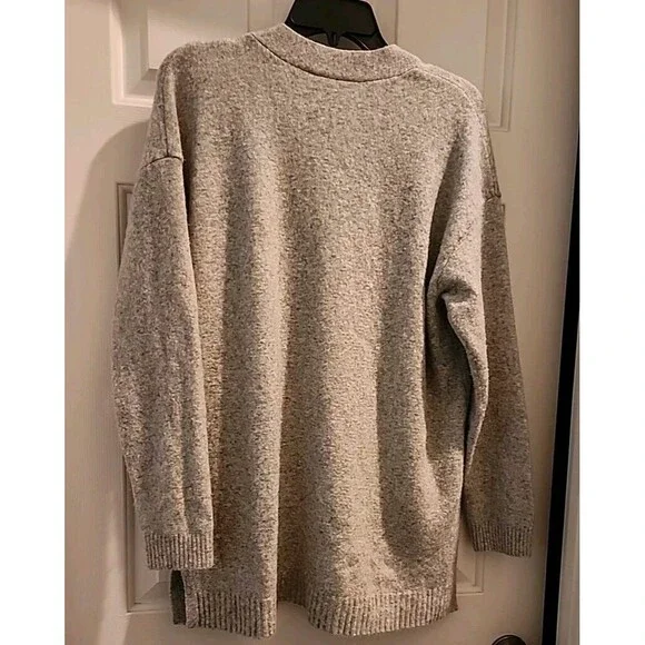 Talbots Sweater Cardigan  Open Front Womens Large Rhinestone Pearl Buttons - Picture 2 of 10